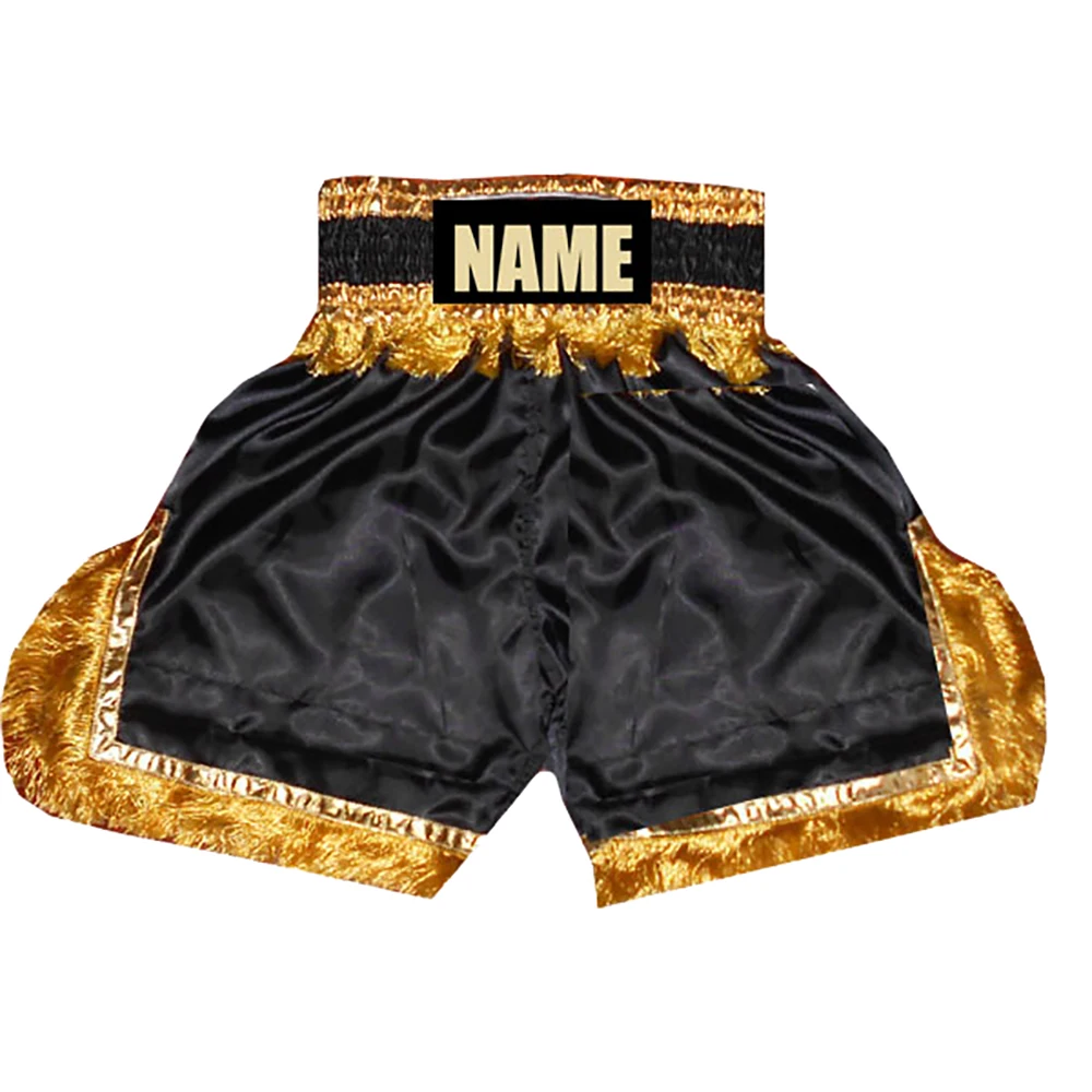 Wholesale High Quality Custom Logo Competition Kick Boxing Shorts Muay Thai Shorts For Boxing Fight Training
