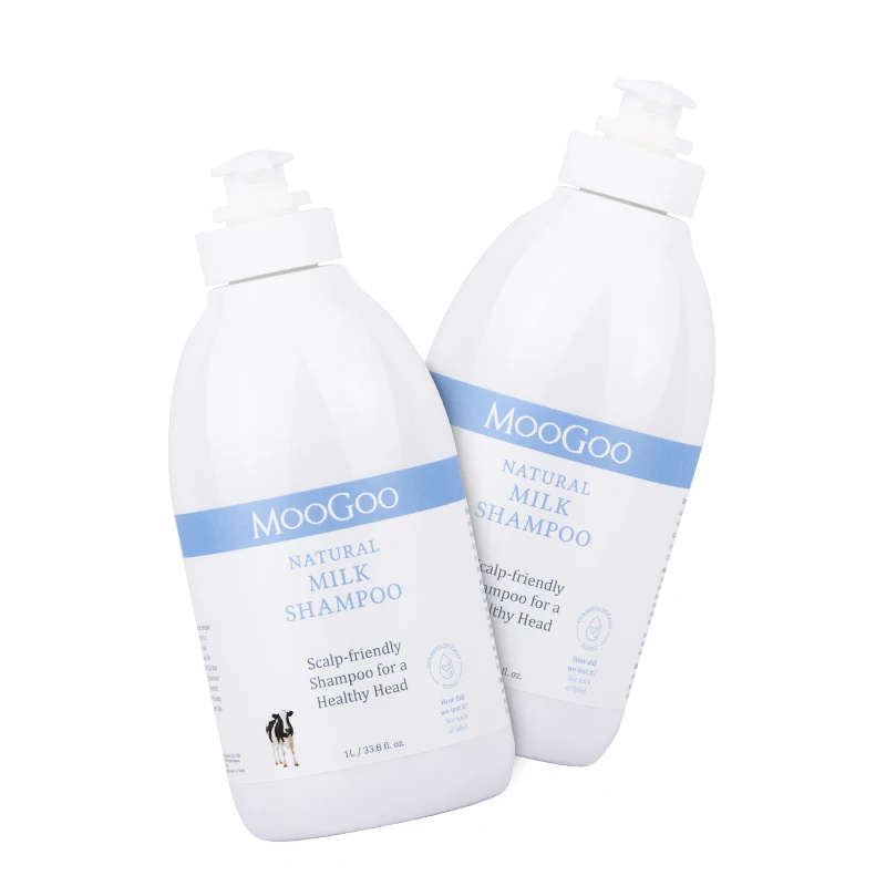 Highest Quality Moogoo Natural Milk Shampoo 1L Nourishing Restores and Revives Limp and Dull Hair