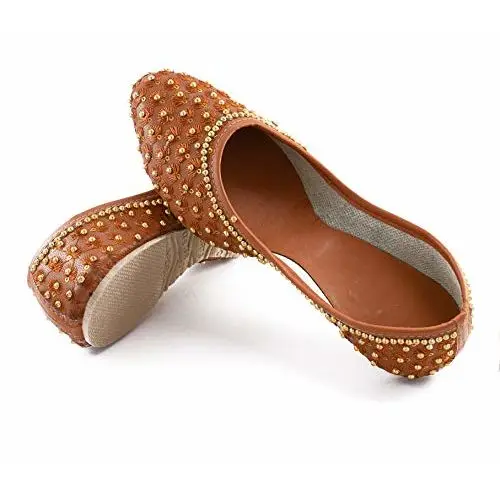 Good Quality New Wedding Fancy Flat Khussa Punjabi Jutti Pakistani Style Ladies Fashion Stones Khussa Shoes