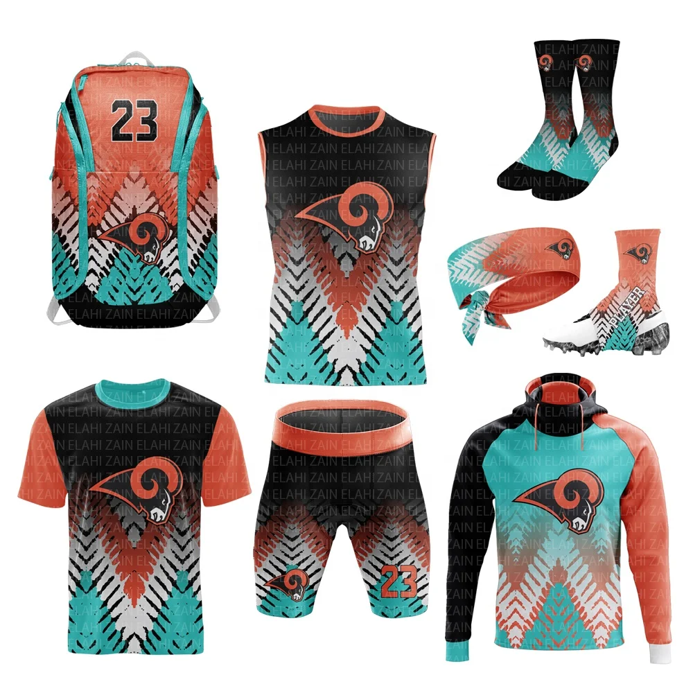 BEST WHOLESALE DEAL QUALITY PACKAGE 7 ON 7 SUBLIMATION ODM OEM UNIFORMS POLYESTER 2024 7V7 Package Games Sublimation Training