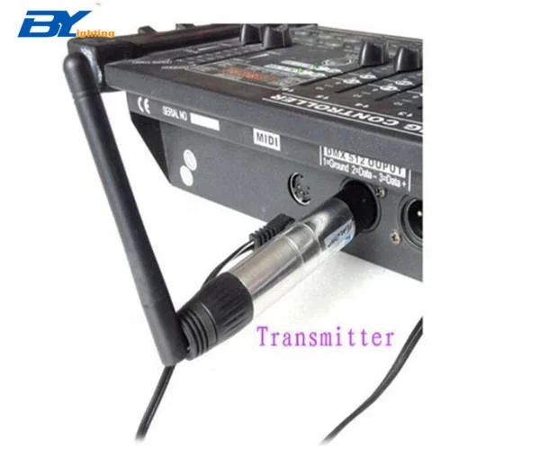 High Quality DMX512 2.4G Wireless XLR DJ Disco Stage Light Transmitter Receiver