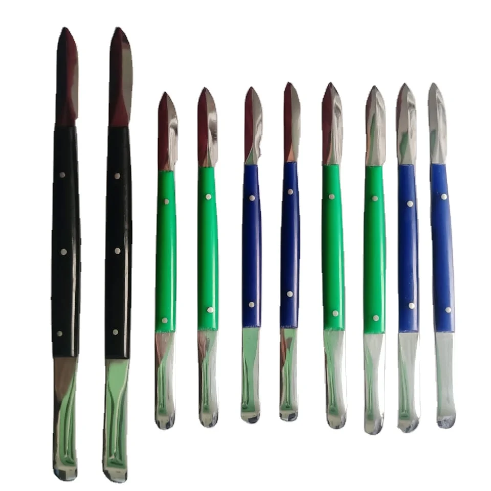 Colorful Dental Wax Knife Lessmann Bacolite Handle Wax Knives Laboratory Dental Instruments Lab Wax Knife Fahnenstock