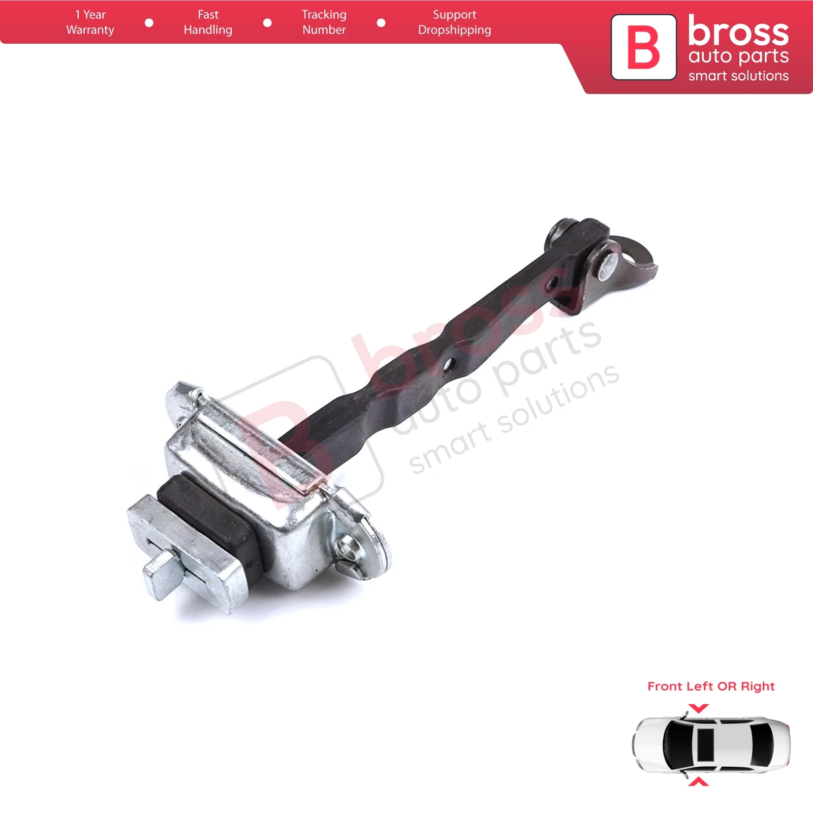 BDP1383   Front Door Stop Check Assy Limiter Strap for Toyota C-HR MK1 X1 AX10 AX50 2016-2024 68610F4030