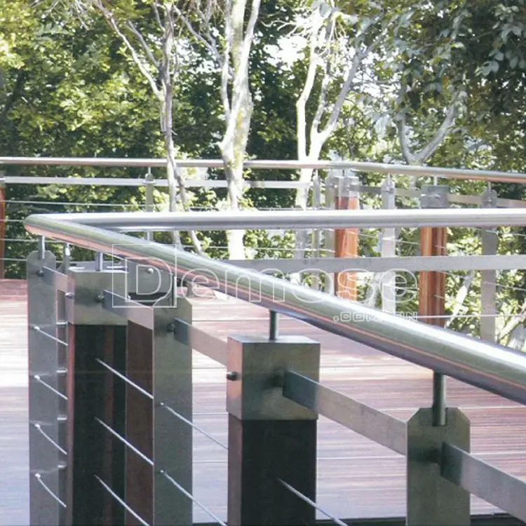 Sports Venues Exterior Place Railings Screw Balcony Hand rail Matte White Black Red Concrete Basement Aluminium Alloy Baluster