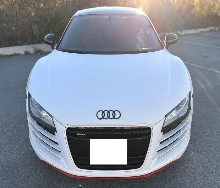 2012 Audi R8 купе левое рулевое управление ручная коробка передач кожаные сиденья R18 шины панорамный люк на крышу из алюминиевого сплава