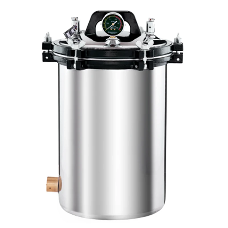 18 24 30 Liters Portable Autoclave Sterilization Machine Laboratory Autoclave Steam Sterilizer Veterinary Instruments Medical