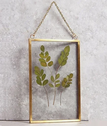 Leaf Design Metal Frames For Image Sustainable Kids Artwork Picture Decoration Wall Photo Frames For Home Decoration