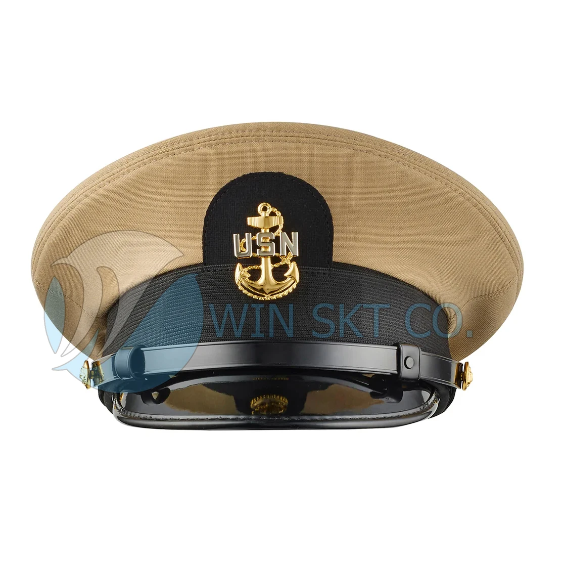 New Design Peak Cap Hand Made Officers Hats Made In Wool Polyester Peak Caps with Customized Design & Logo