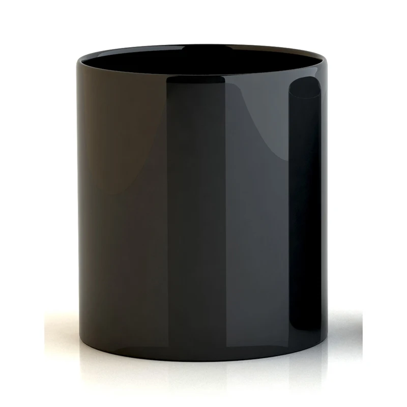 Роскошный дизайн железные декоративные металлические горшки круглой формы черные цветные Современные садовые и Садовые принадлежности товары для продажи