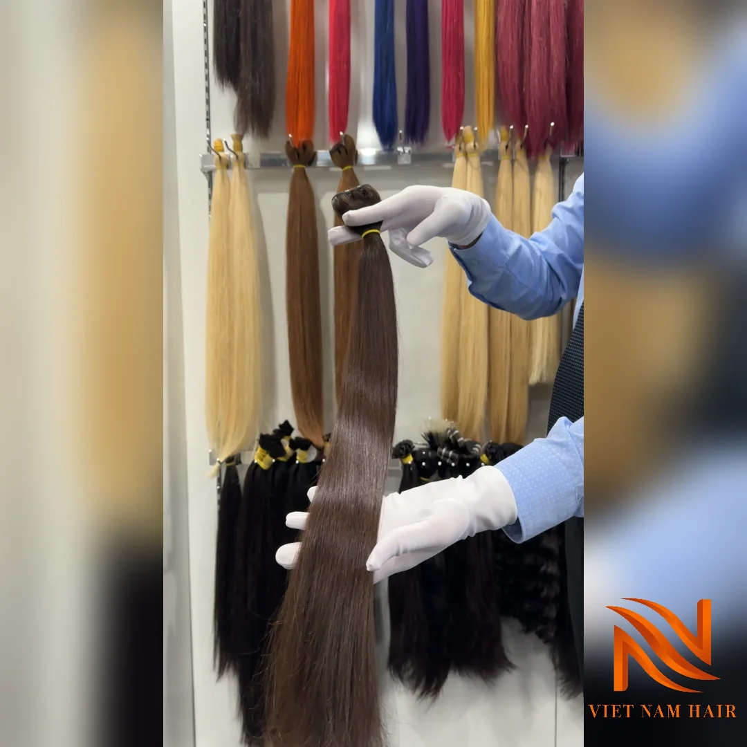 Premium Quality Chestnut Brown Best Price Wholesale Hair Extensions Remy Virgin Hair Real Human Hair Weft