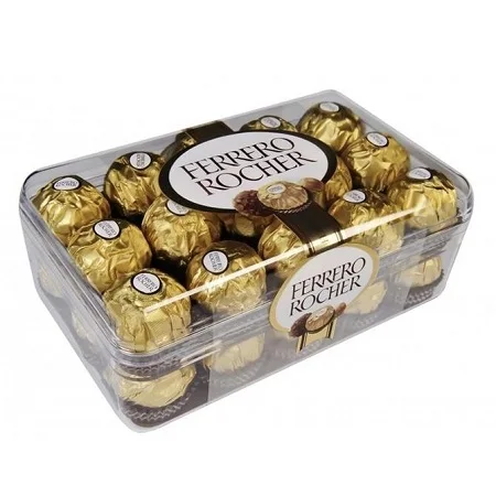 Hot Sale Ferreroo Rocher Milk Chocolate Solid Form Sweet Taste Featuring Nut Fruit Jam Biscuit Candy Ball Bulk Available