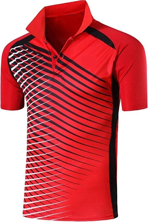 Wholesale Quick Dry Button Up Style Custom All Over Sublimated Sports Marathon Golf Club Wear Polo Shirts