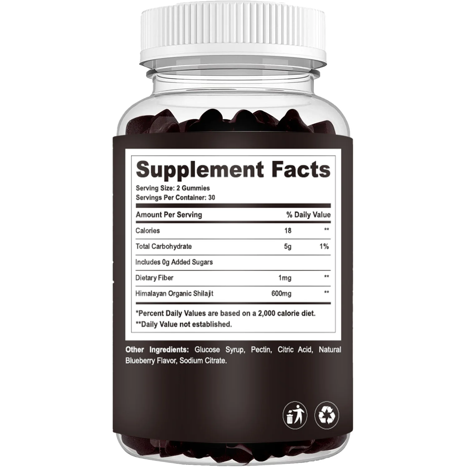 OEM Pure Himalayan Shilajit Extract Pills Shilajit Resin Gummy Ayurveda Humic Fulvic Acid Trace Mineral Rich Shilajit Gummies