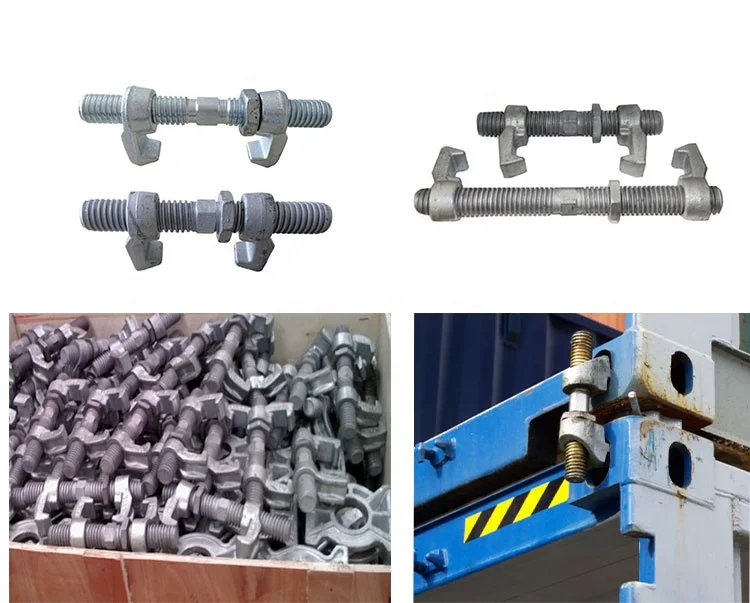Customized container connection locking parts Multi Size Container Lashing Bridge Fitting Clamps