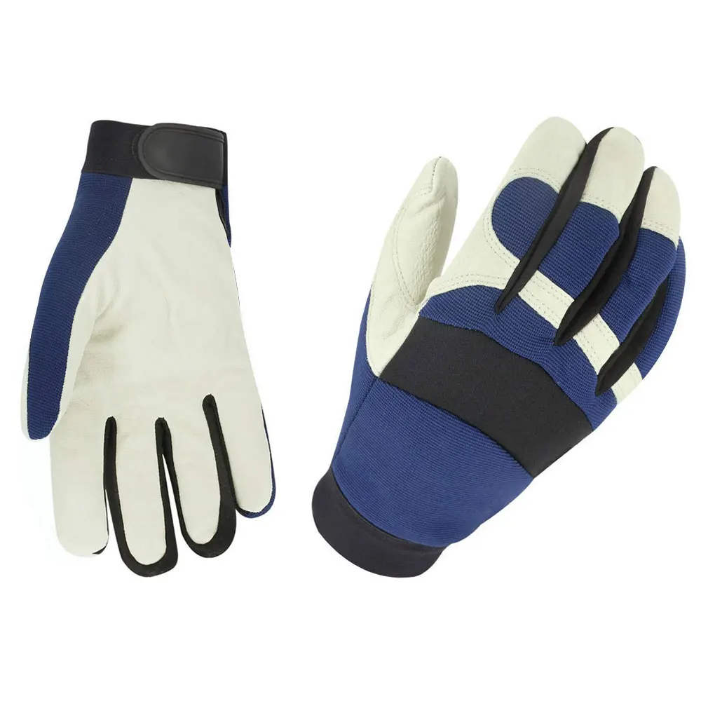 Custom Logo Palm Safety Split Leather Working Gloves 2022 Top Trending Customized Working Gloves Factory Sales Working Gloves