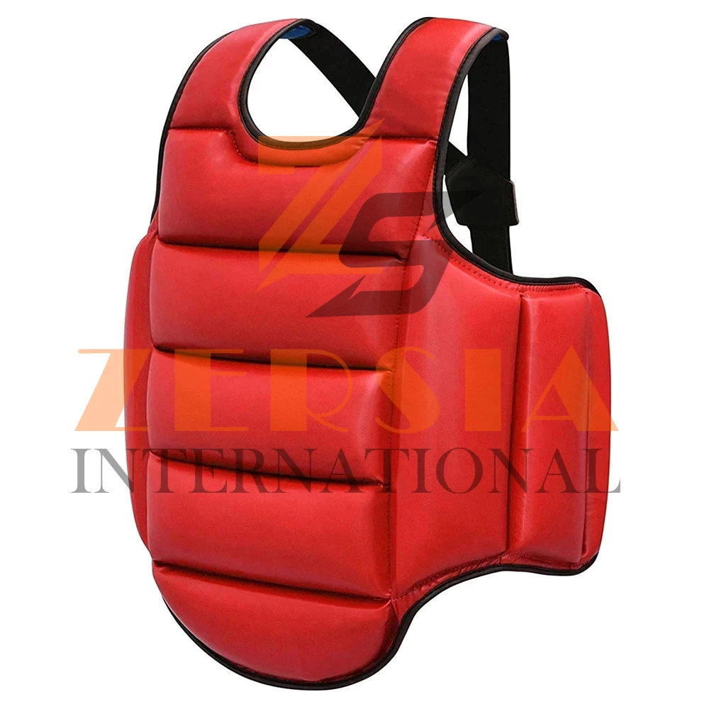 Martial Arts Chest Guard And Boxing Body Protector Kickboxing Muay Thai MMA Rib Shield For Taekwondo Training
