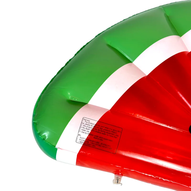 Hot Sale Large PVC Inflatable Half Watermelon Slice Pool Float Lounge Fruit Mattress Beach Water Toy Inflatable Pool Floater