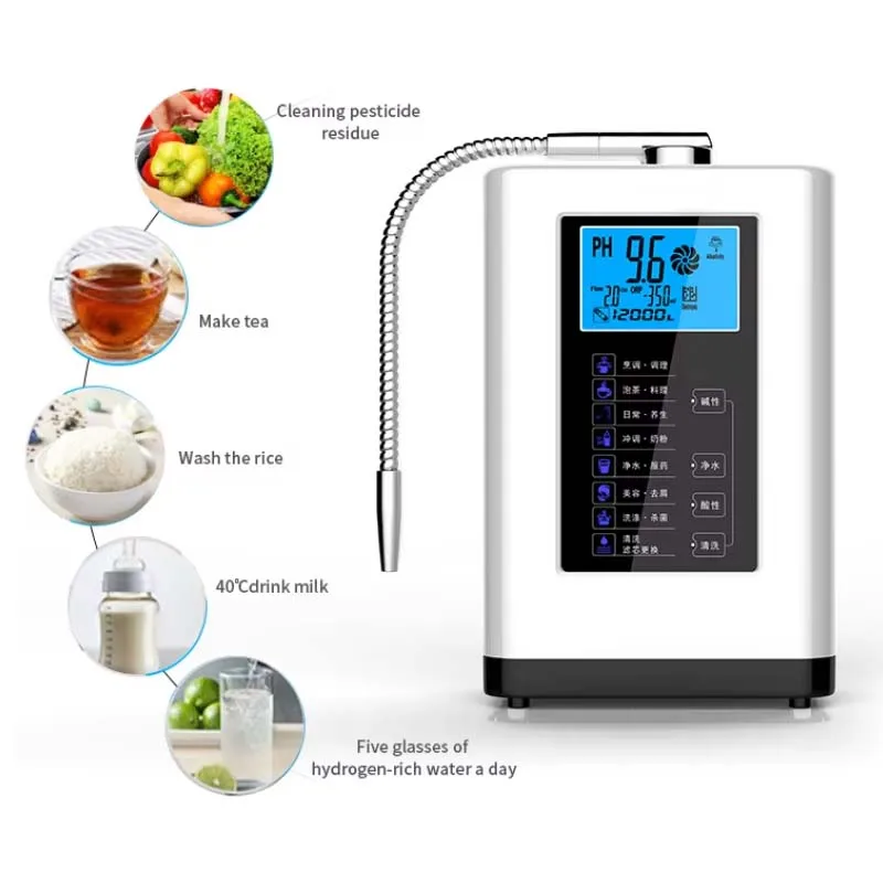 High PH Japan Titanium Platinum Coating 5/7 Plates Kangen Alkaline Water Ionizer Water