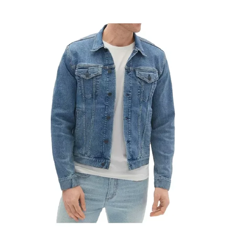 100% Cotton Good Quality Men Denim Jeans Jacket Custom Design New arrival 2022 Fashionable Cotton Denim Jacket for Mens