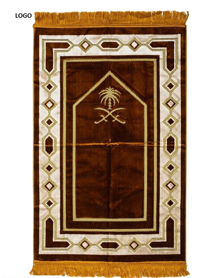 Jaenamaz manufacturer Worship non slip digital print prayer mat for Muslims Sajada Muslim prayer luxury wholesale mats travel