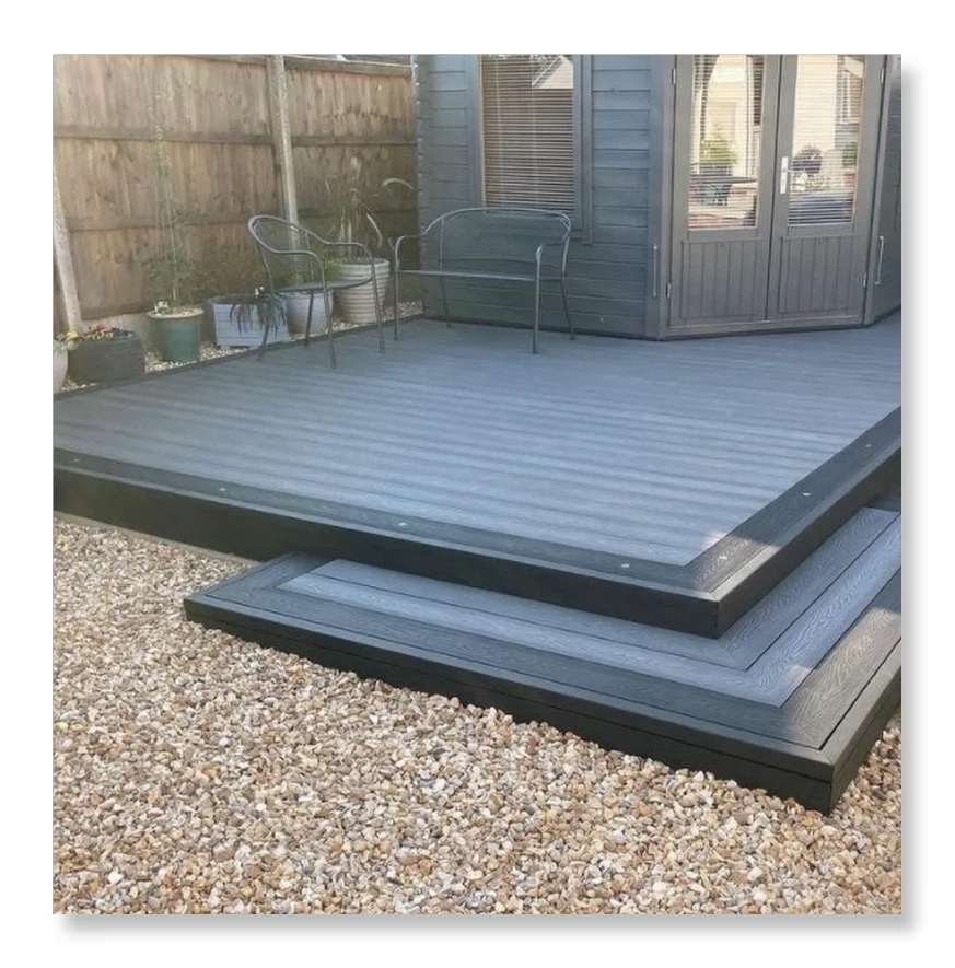 Wpc Deck Tiles Plastic Wood Wpc Decking 3d Wood Grain Composite Decking