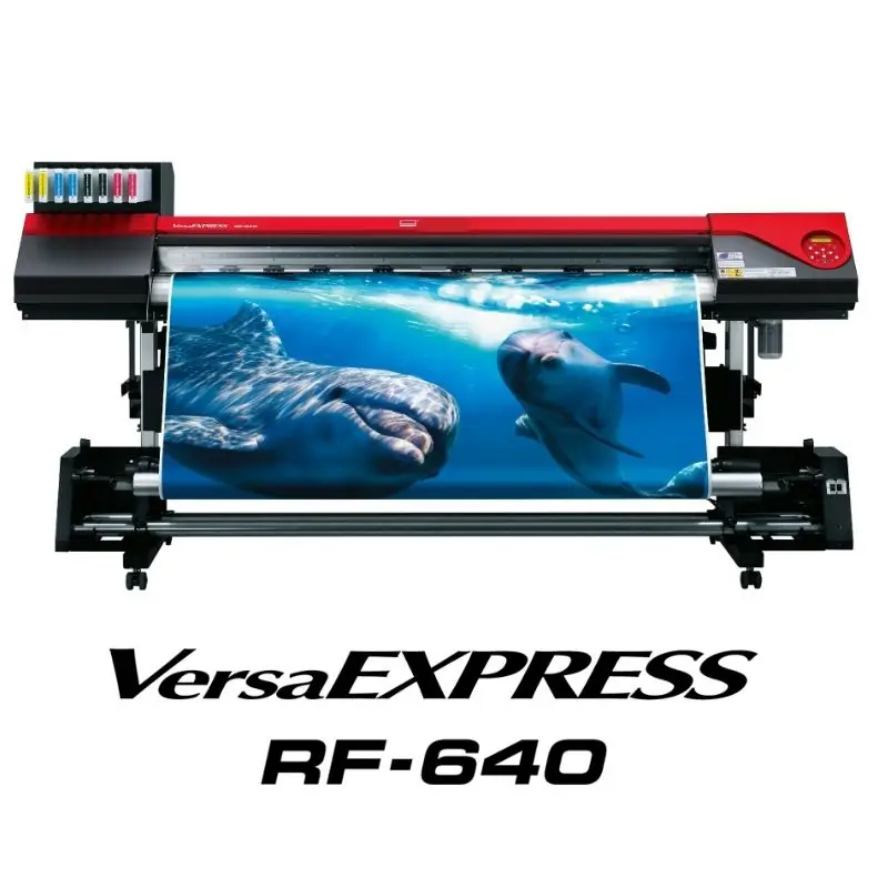 VersaEXPRESS RF-640 (Print and Cut) With Stand and Ink RED