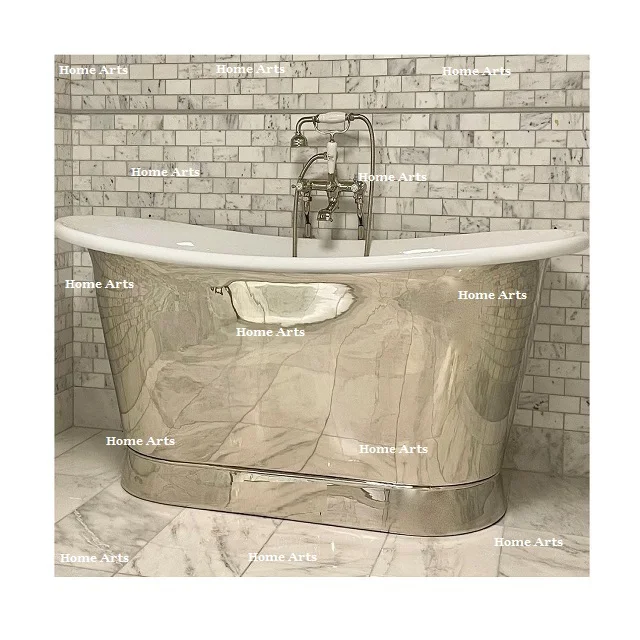 Premium Quality Silver Color Bathing Tub Customized Size and Shape Aluminium Bath From Best Exporter in India