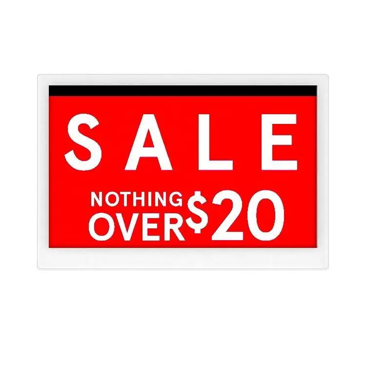 Zkong Hot Sale 7.5 Inch Low Energy Wireless Esl Ble E-Ink Display Shelf Price Digital Label