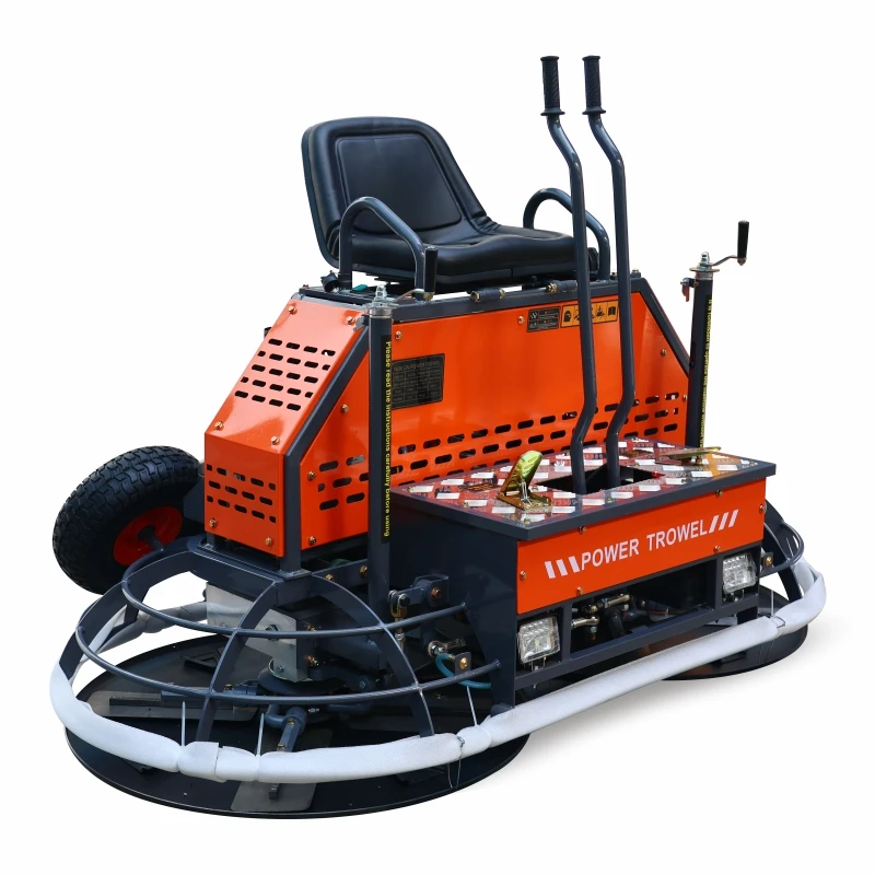 Ride on Power Trowel Machine Gasoline Double Pan Ride on Power Trowel