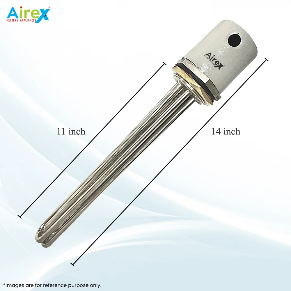 Airex Tubular Water Heater Immersion Heater Rod Water Boiler Storage Tank Heater Thread Type Heating Element BSP 41.9mm 3000Watt