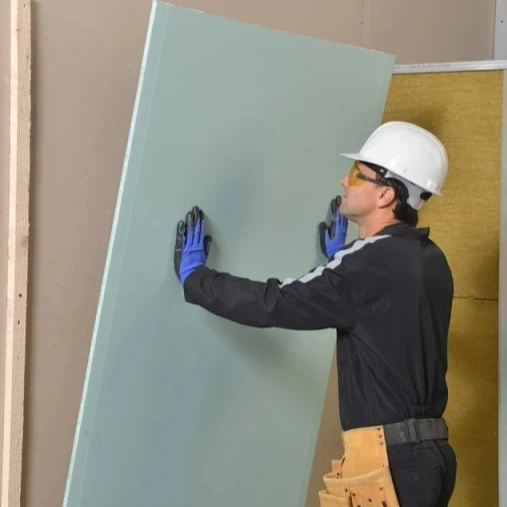 Moisture Resistant Plasterboard For Dry Lining Internal Walls And Ceilings Water Resistant Gypsum Board