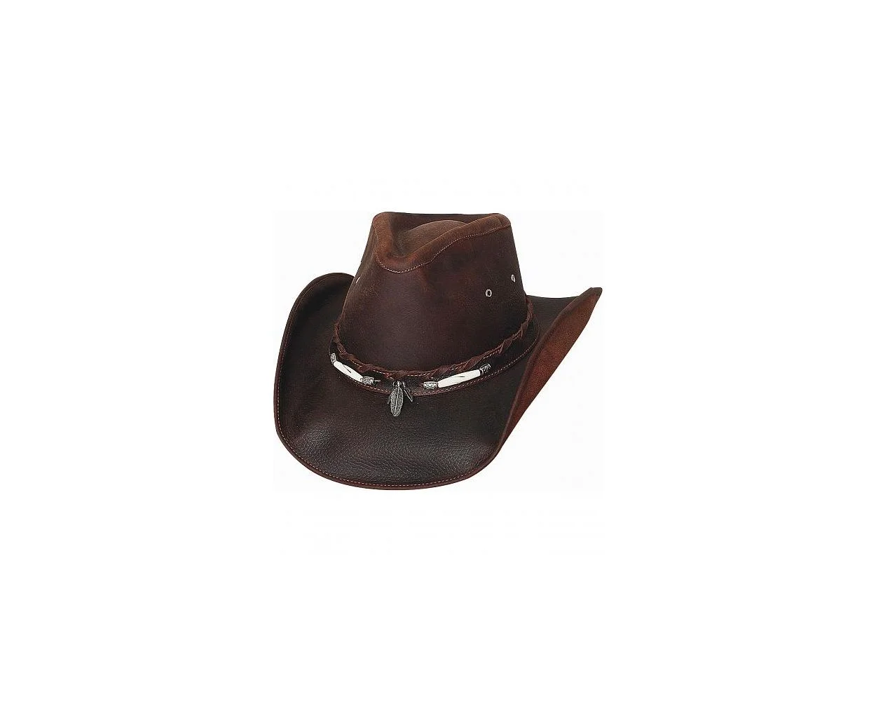 Wholesale Brown Felt Cowboy Hat Quality Custom Leather Band Hat Cowboy unisex Brim Cap Cowboy Jazz Straw Hat