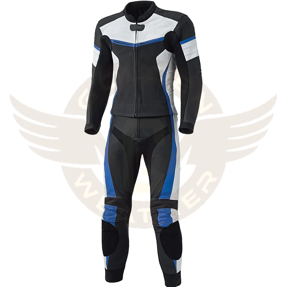 High Quality 100% Leather Motorcycle Racing Suit Off Road Mountain Bike Downhill Motocross Motorbike Men & Women Suit