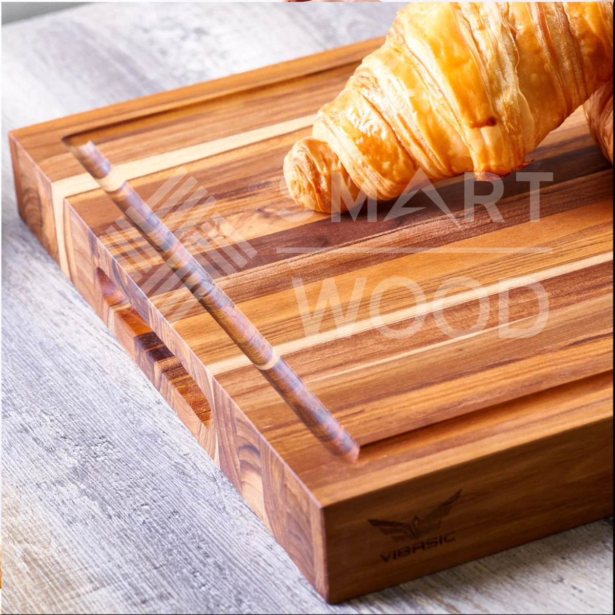 TEAK FULL LENGTH EDGE GRAIN CUTTING BOARD MULTIFUNCTIONAL ACACIA WOOD WITH WHOLESALE PRICE FROM SMARTWOOD VIETNAM
