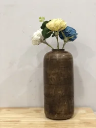 Eco wooden vase decoration best price from Vietnam