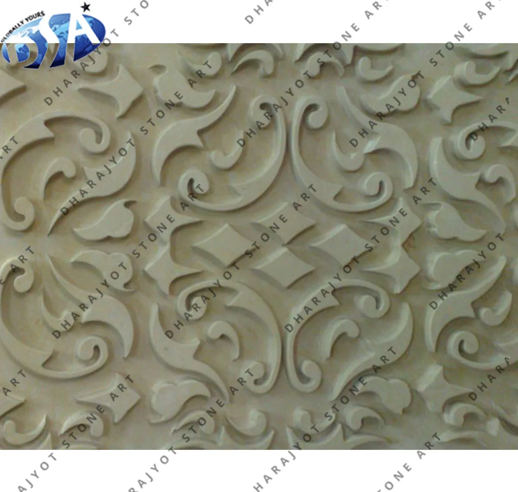 White Marble Antique Design Natural Natural  marble Blue Dedalus marble sheet wall panel for home
