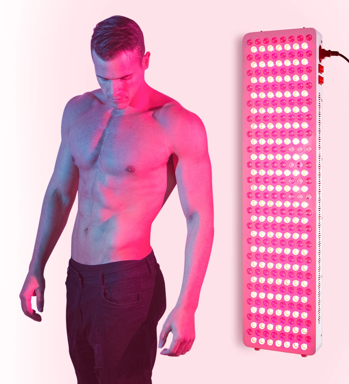 Wholesale physical equipment 660nm 850nm near infrared light therapy device 1500w Red Light Therapy Lamp