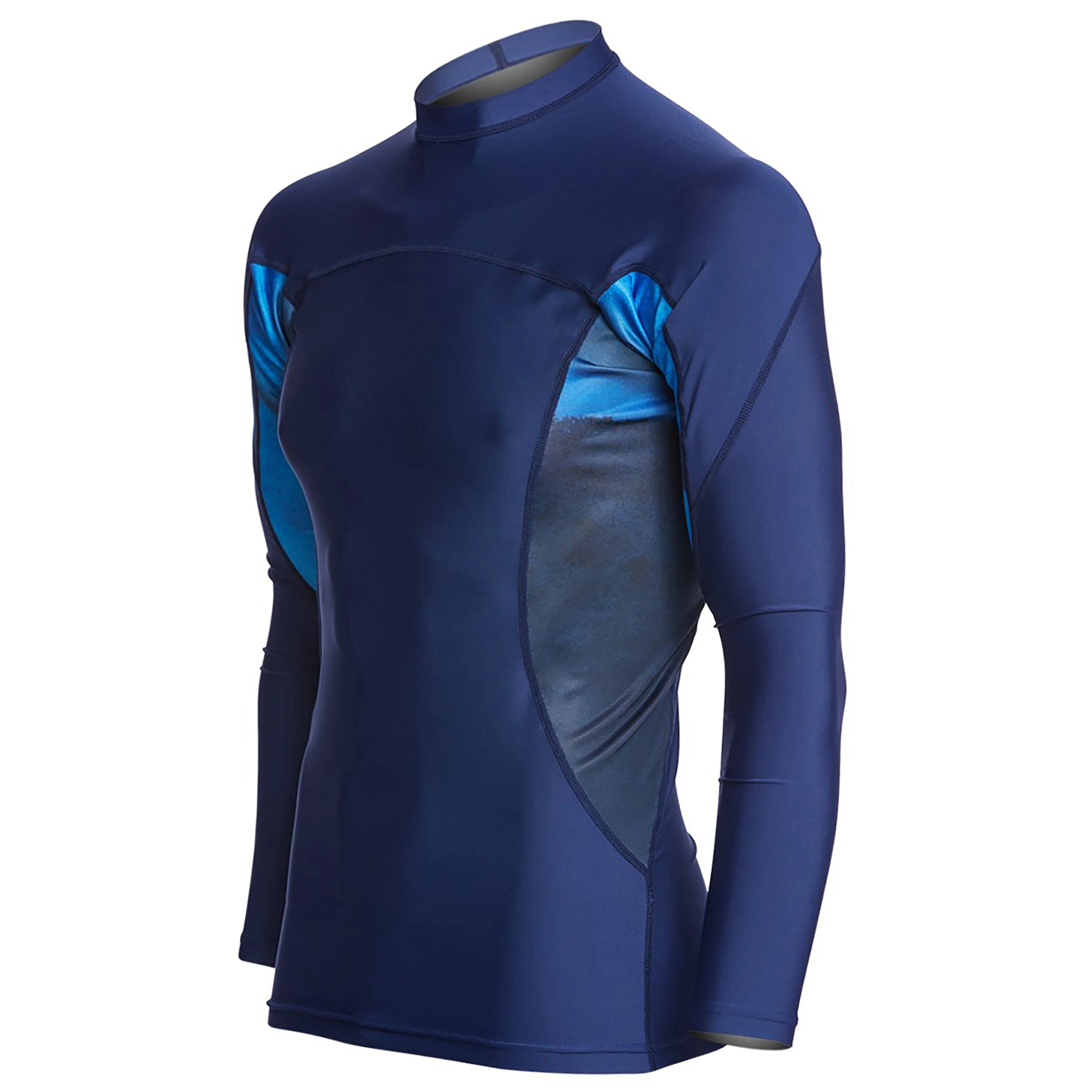 Spandex Sublimated MMA Rash Guard Digital Printed BJJ Rush Guard Long Sleeve Rash Guard For Sale