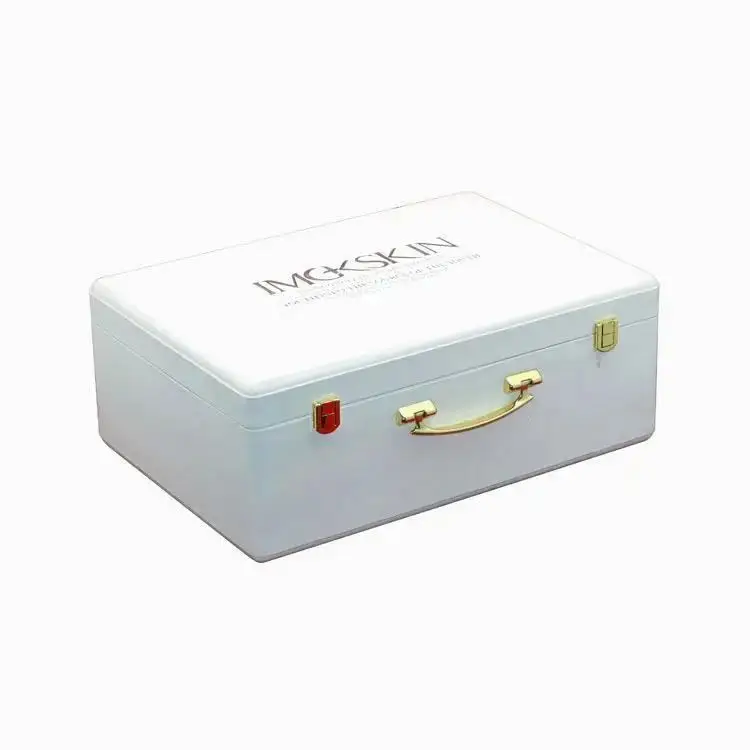 pillow necklaces charm leathetr magic cello White PU leather cosmetic essential oil gift packaging box