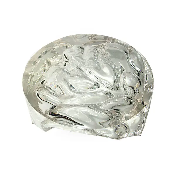 Designer Epoxy Resin Transparent Ice Cube Coffee Table Home Furniture Decor Art Low High Waterfall Gravity Round Center Table