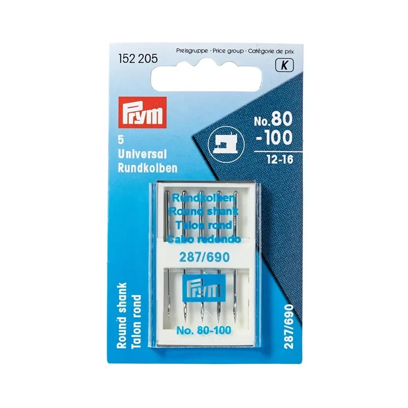 Prym 152205 Standard Assorted 80-100mm Sewing Machine Needles