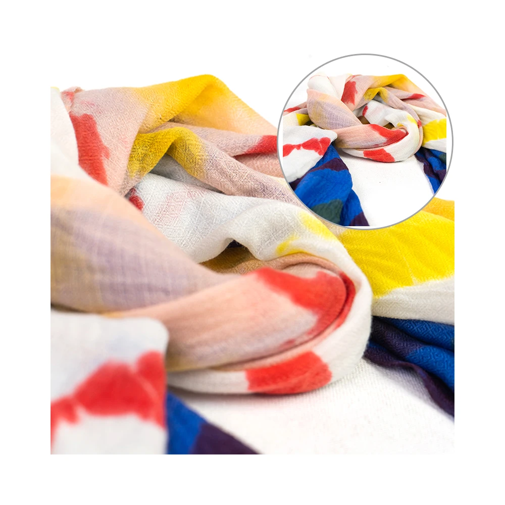 Best Wholasela Light Weight Merino Tie Dye Scarves Hot Collection Buy from Leading  At Affordable Price