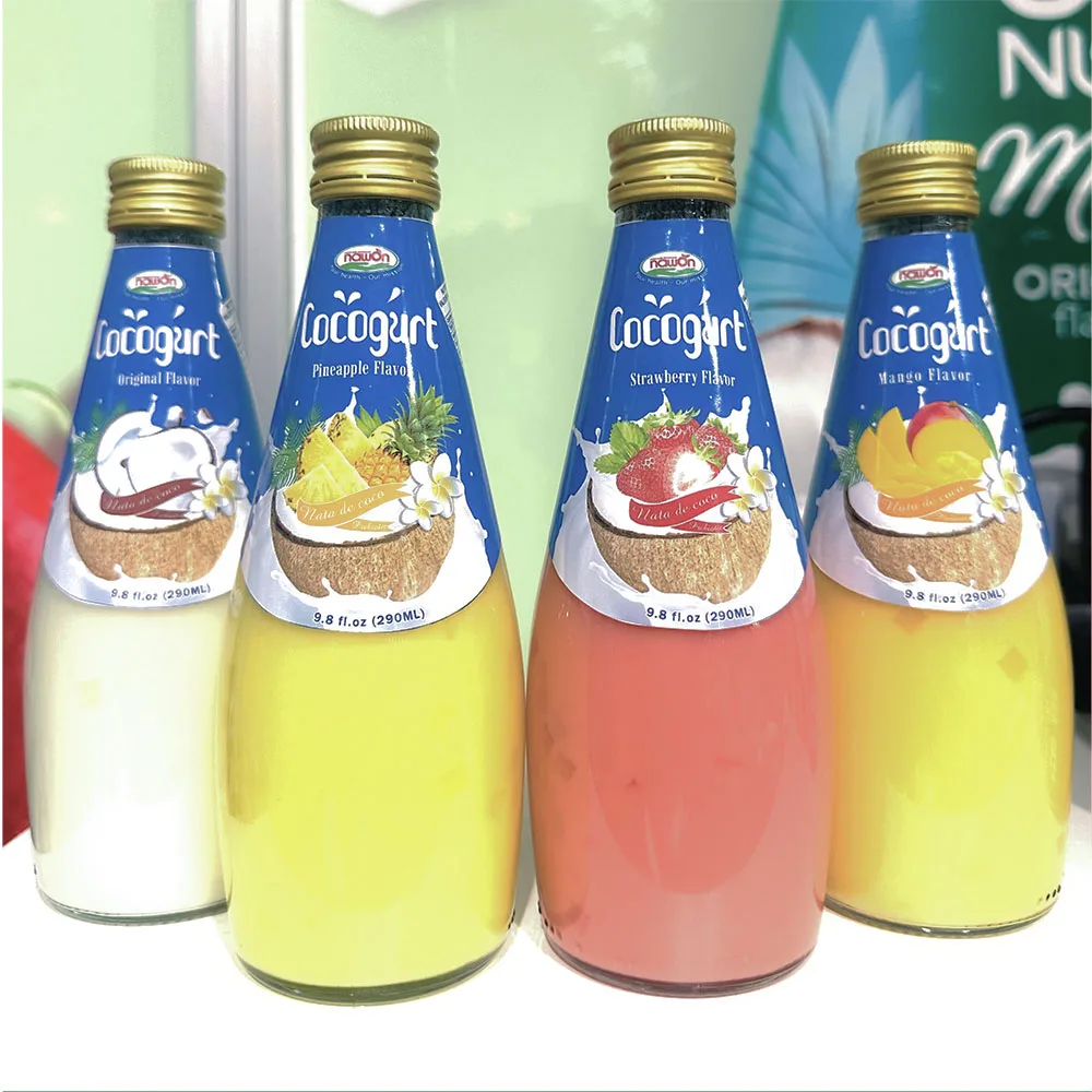 Когурт для здорового напитка 250 мл из кокосового молока йогурт фруктовый вкус с пребиотическим халяльным сертифицированным производителем напитков Nawon