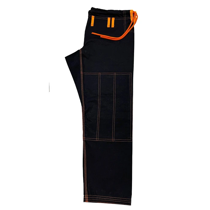 Top Quality Custom Made Jiu Jitsu Gi Orange Stitching Kimonos Gi 100% Cotton Perl Weave 450gsm Comfortable Breathable Kimono GI