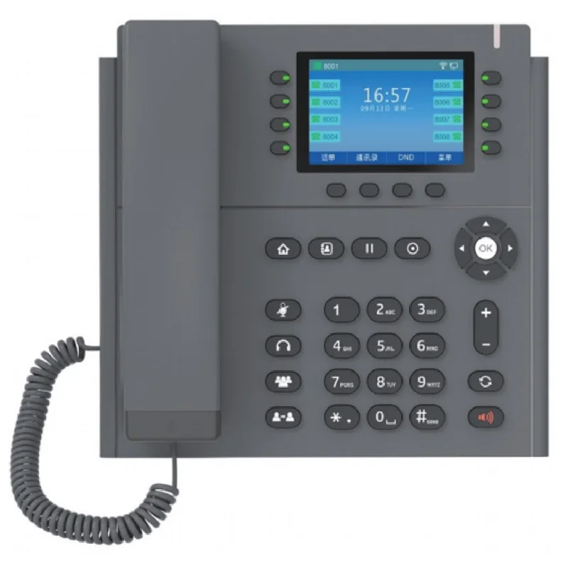 Entry level IP Phone manufacturer support Color Screen 2.4G WiFi