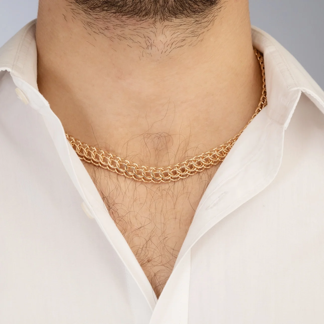 Charm Bismarck Python Chain 14K Yellow Red White Gold OEM ODM  jewelry accessories wholesale price