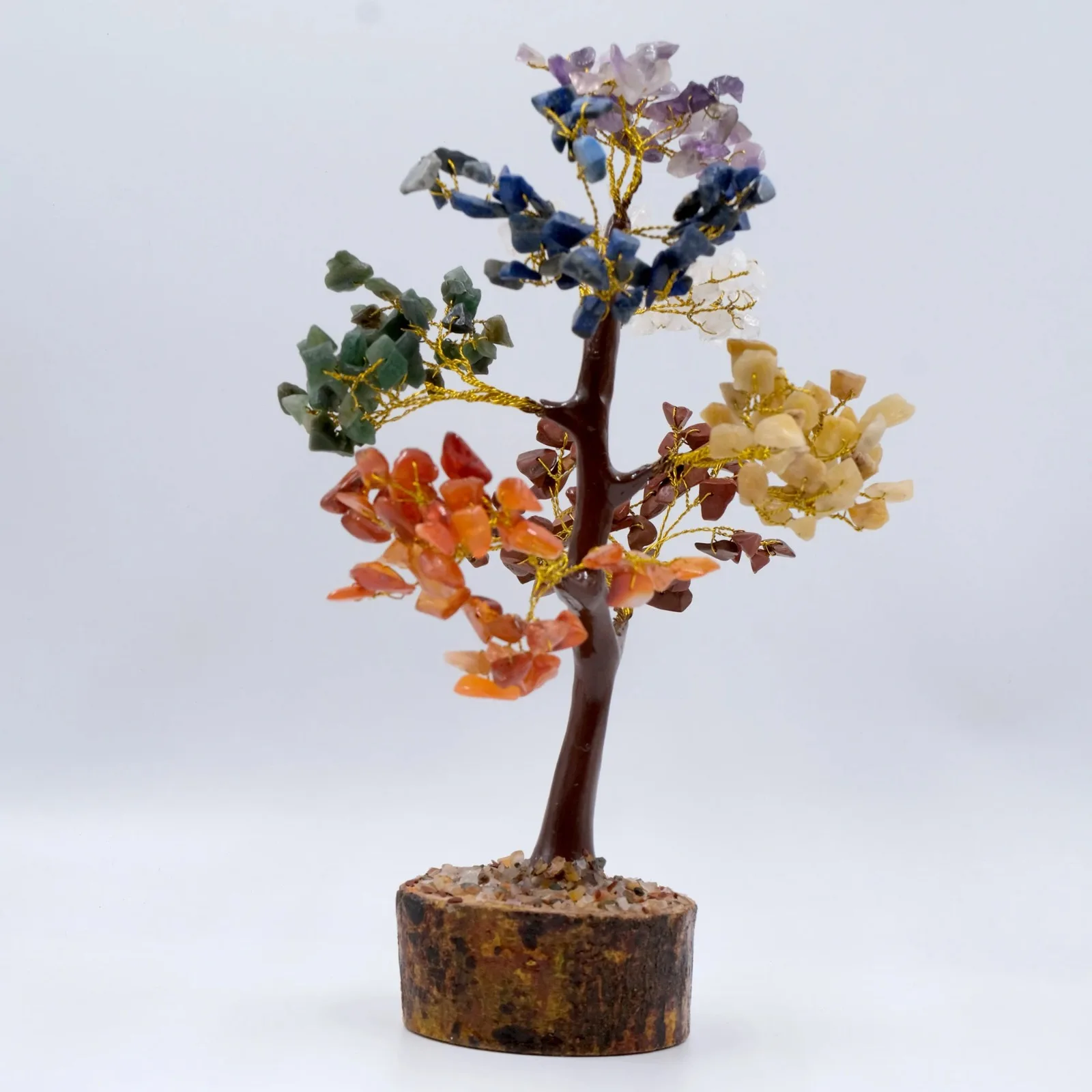 Super Quality Natural Seven Chakra Tree 300 Chips Tree Wholesale For Home Decoration Gemstone Tree Crystal Crafts Buy From India