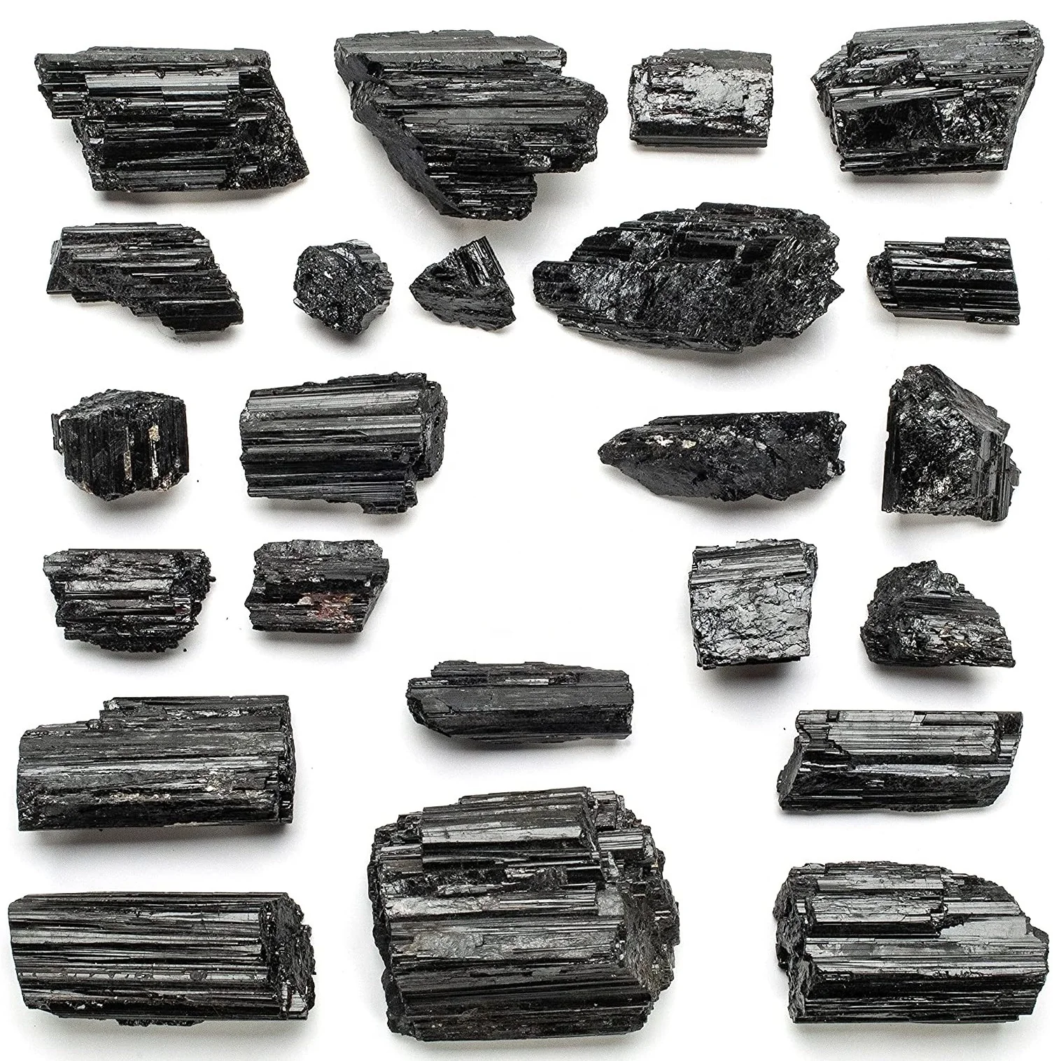 rough black tourmaline stone Raw stone rough for natural Un polished rough reiki healing crystal gemstone crystal  Wholesaler