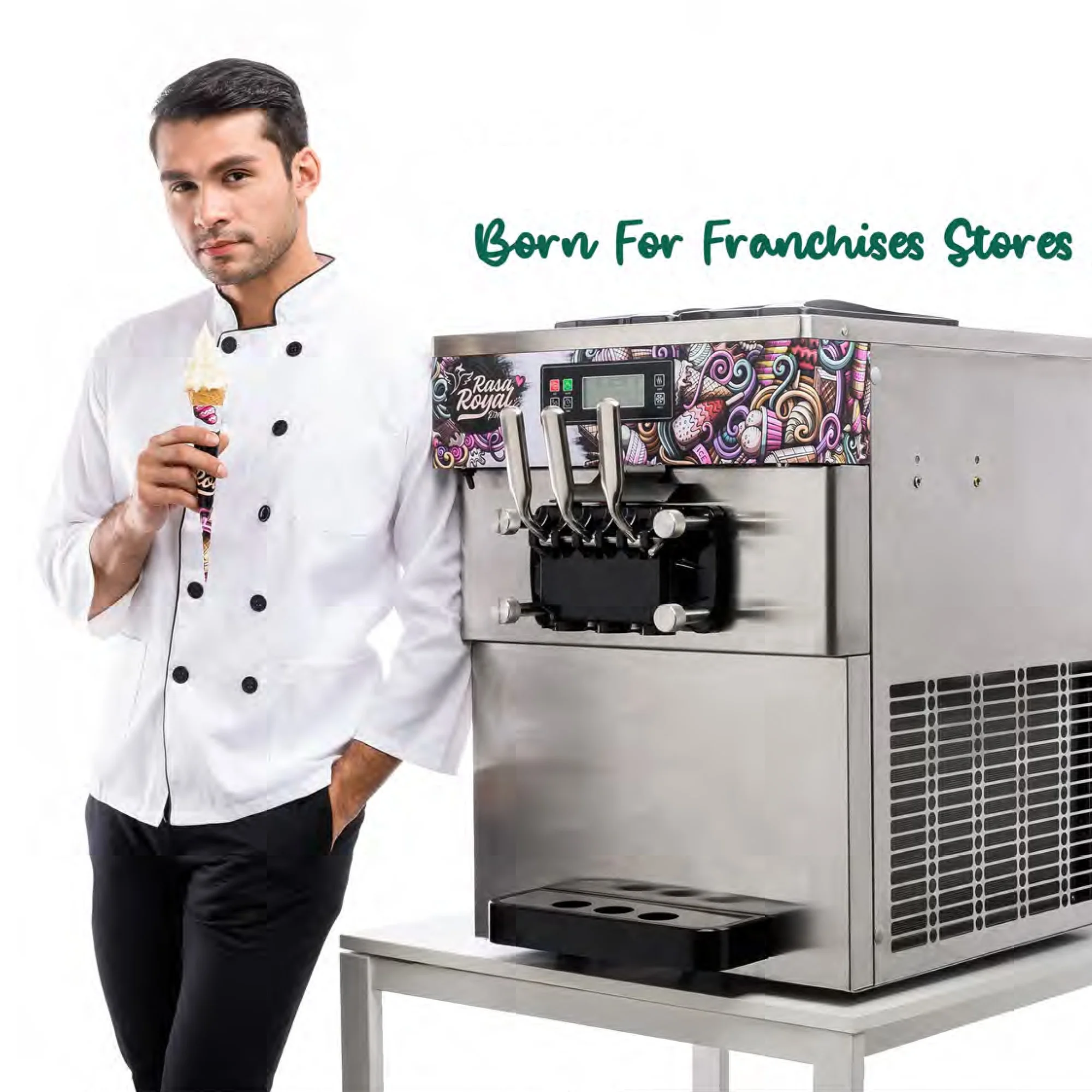 Premium Soft Serve Ice Cream Powder Base (Customizable Flavour & Formula)