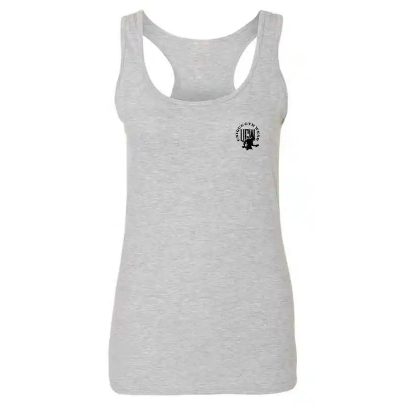 Wholesale Gym Wear Slim Loose Crop Top Tank Tops Fitness Women Clothes Soft Clothing Casual Custom Print Western Cotton OEM Logo